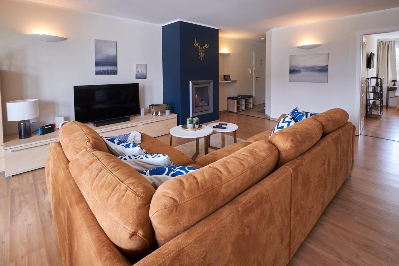 Göhren-Lebbin Fleesentraum Seeadler Grand Maisonette - Fuer Golfer Und Familien - Sauna Kamin Balkon Nintendo - Hunde Willkommen! מראה חיצוני תמונה